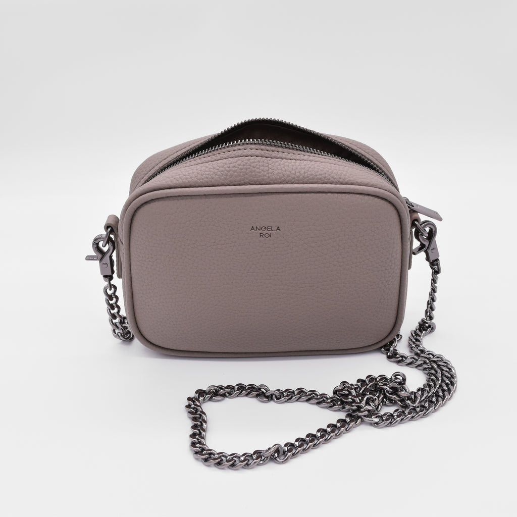 Grace Crossbody [Signet] - Light Mud Gray