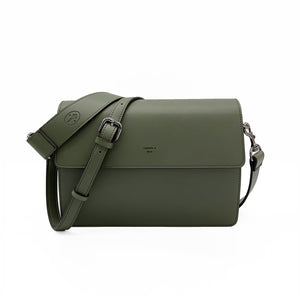 Hamilton Shoulder Bag [Signet] - Deep Olive [Sample Sale]
