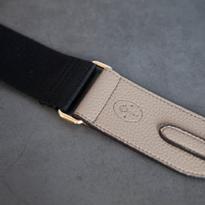 Webbing Strap - Black / Light Mud Gray