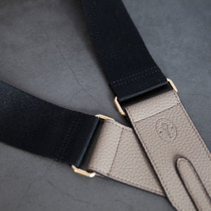 Webbing Strap - Black / Light Mud Gray