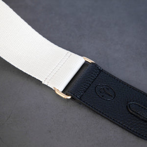 Webbing Strap - Ivory / Black