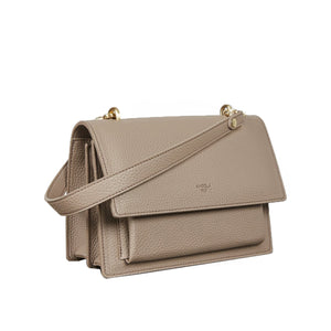 Eloise Satchel [Signet] - Light Mud Gray