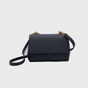 Eloise Soft Satchel [Signet] - Black [Sample Sale]