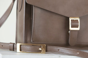 Anya Cross-body - Mud Gray