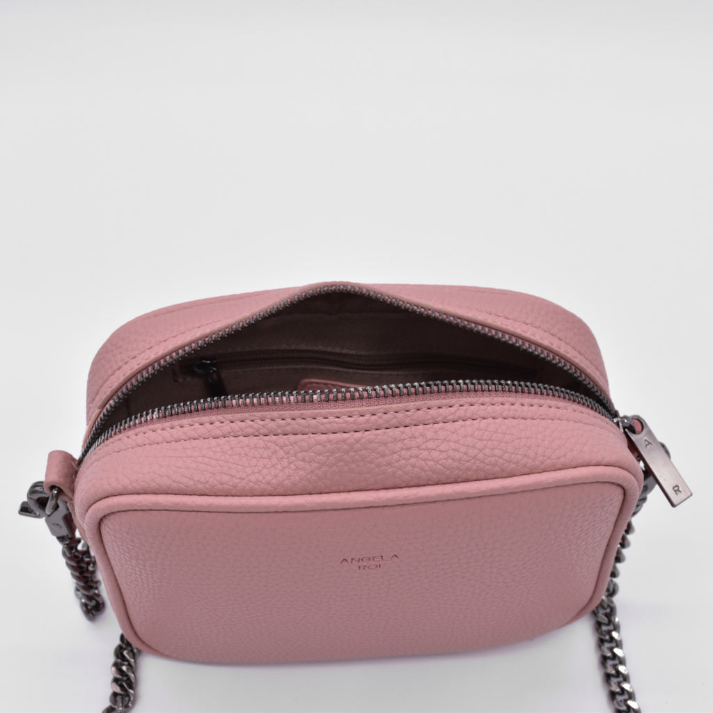 Grace Micro Crossbody [Signet] - Coral Pink