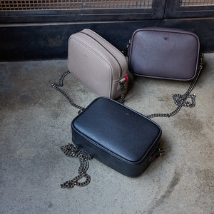 Grace Mini Crossbody [Signet] - Light Mud Gray