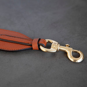 Webbing Strap - Ivory / Brown