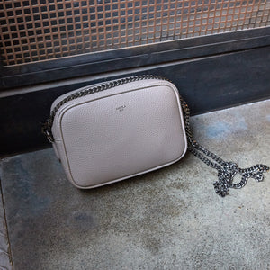 Grace Mini Crossbody [Signet] - Light Mud Gray