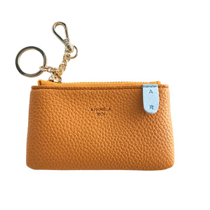 Zuri Card Pouch [Signet] - Mustard / Light Blue