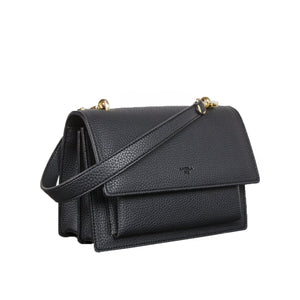 Eloise Satchel [Signet] - Black [Sample Sale] - Only one left