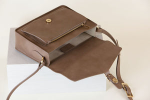 Anya Cross-body - Mud Gray