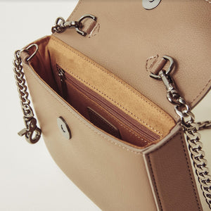 Hamilton Mini Chain Cross-body - Mud Beige