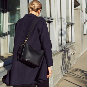 Angelou Mini Bucket - Light Nude Blue [Sample Sale]
