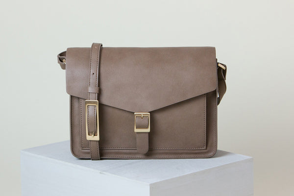 Anya Cross-body - Mud Gray