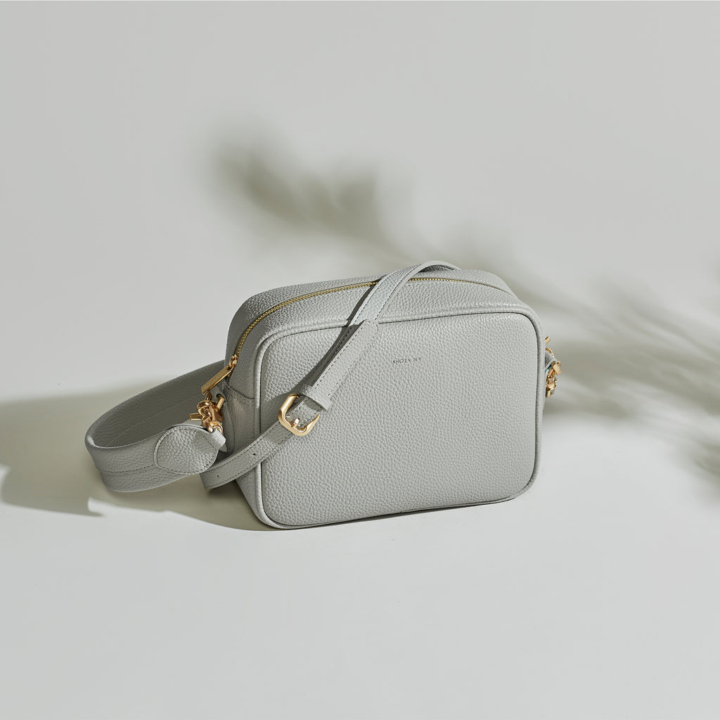Light gray crossbody bag on sale