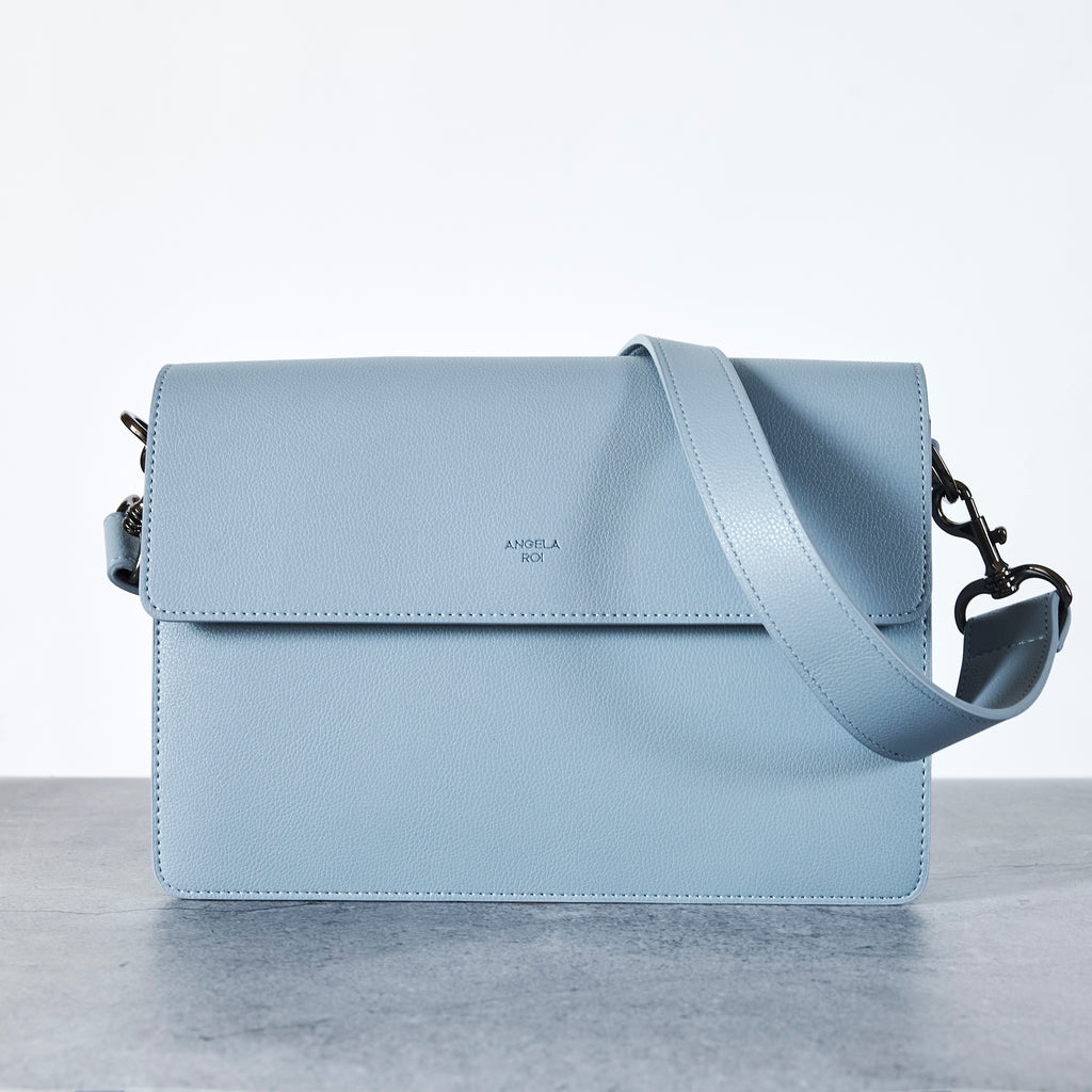 Hamilton Shoulder Bag Signet Light Nude Blue