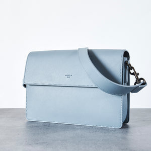 Hamilton Shoulder Bag [Signet] - Light Nude Blue
