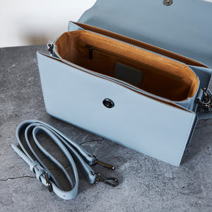 Hamilton Shoulder Bag [Signet] - Light Nude Blue