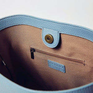 Angelou Mini Bucket - Light Nude Blue [Sample Sale]