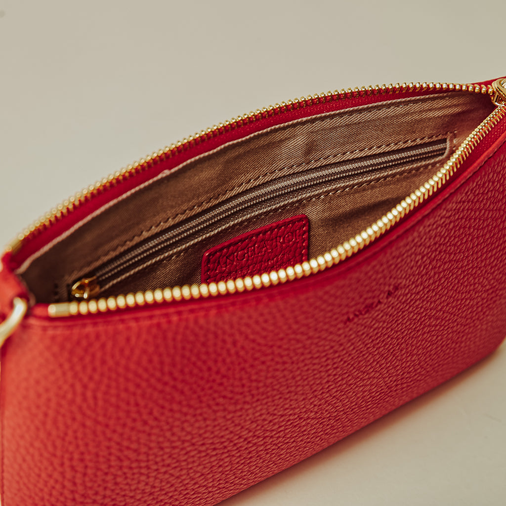 Zuri Multifunction Pouch - Red [Sample Sale]