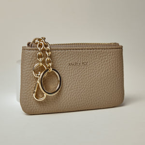 Zuri Card Pouch - Light Mud Gray