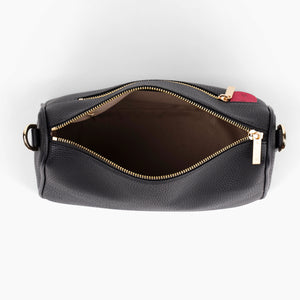 Grace Top Handle Shoulder [Signet] - Black [Sample Sale] - *No Long Crossbody Strap Included