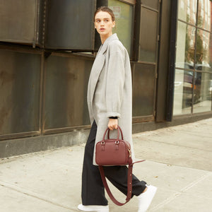 Barton Duffle Tote - Bordeaux [Sample Sale]