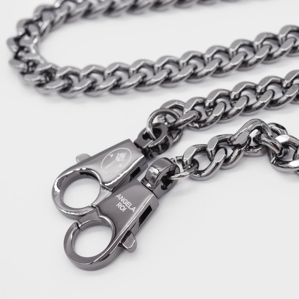 Chain Strap - Gunmetal Silver