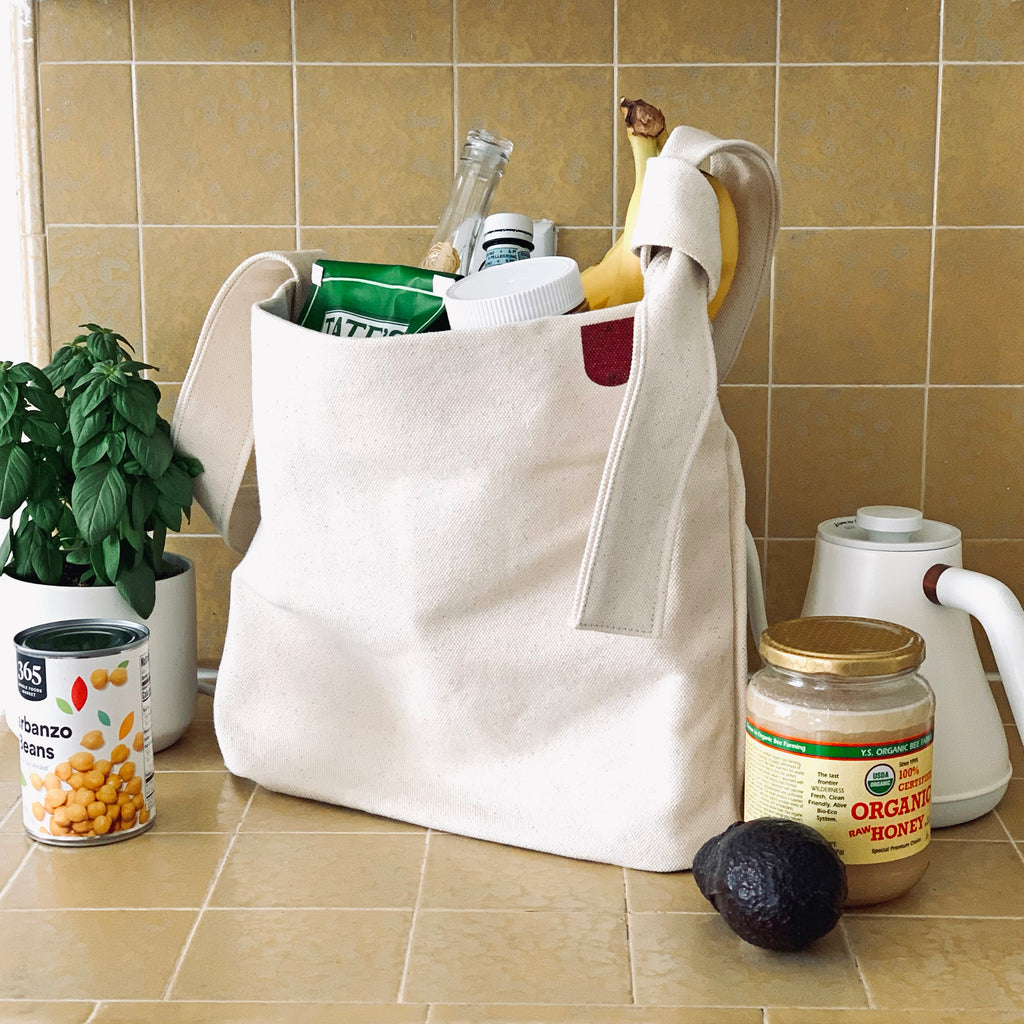 Cotton canvas shoulder bag online