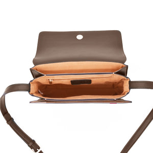 Hamilton Crossbody [Signet] - Dark Ash Brown