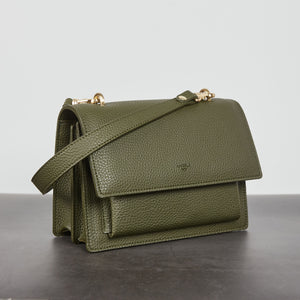Eloise Satchel [Signet] - Deep Olive [Sample Sale]