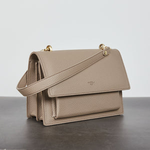 Eloise Satchel [Signet] - Light Mud Gray