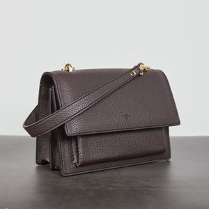 Eloise Satchel [Signet] - Dark Brown [Sample Sale]