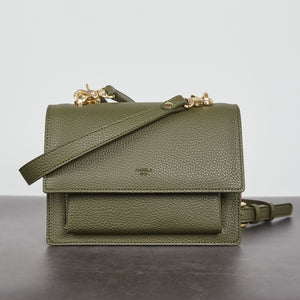 Eloise Satchel [Signet] - Deep Olive [Sample Sale]