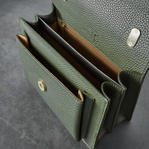 Eloise Satchel [Signet] - Deep Olive [Sample Sale]