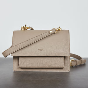 Eloise Satchel [Signet] - Light Mud Gray