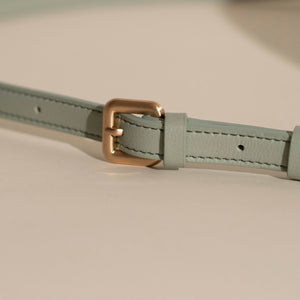Hamilton Round Cross-body - Nude Emerald [Sample Sale]