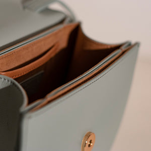 Hamilton Round Cross-body - Nude Emerald [Sample Sale]