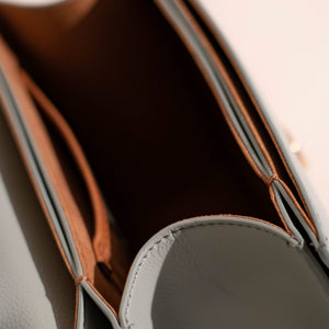 Hamilton Round Cross-body - Nude Emerald