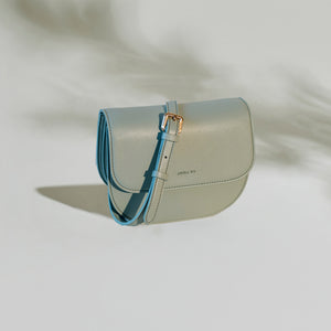 Hamilton Round Cross-body - Nude Emerald [Sample Sale]