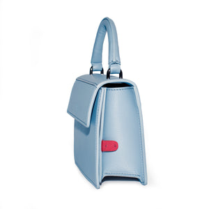 Hamilton Satchel Micro [Signet] - Nude Light Blue