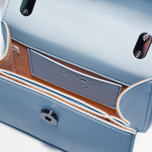 Hamilton Satchel Micro [Signet] - Nude Light Blue