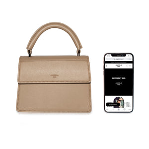 Hamilton Satchel Micro [Signet] - French Beige [Sample Sale]