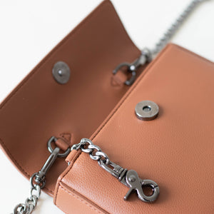 Hamilton Mini Chain Cross-body - Brown