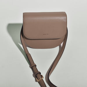 Hamilton Round Cross-body - Mud Beige