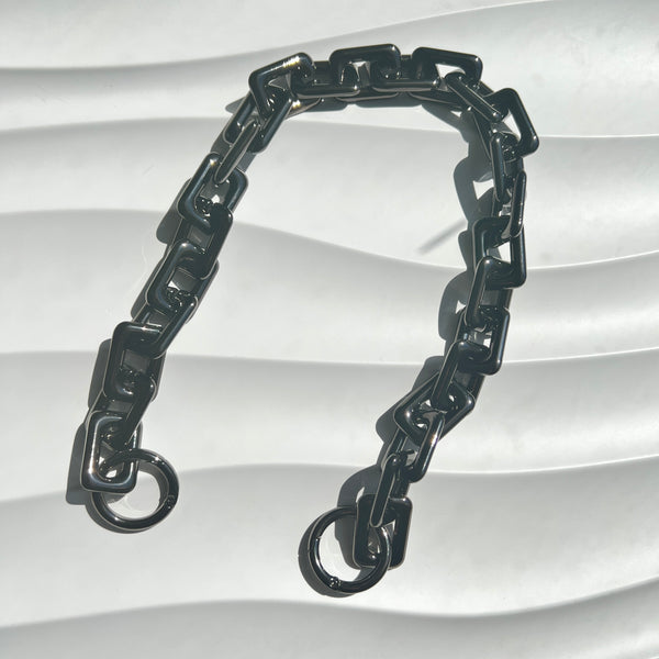 Verve Gunmetal Crossbody Chain - 48