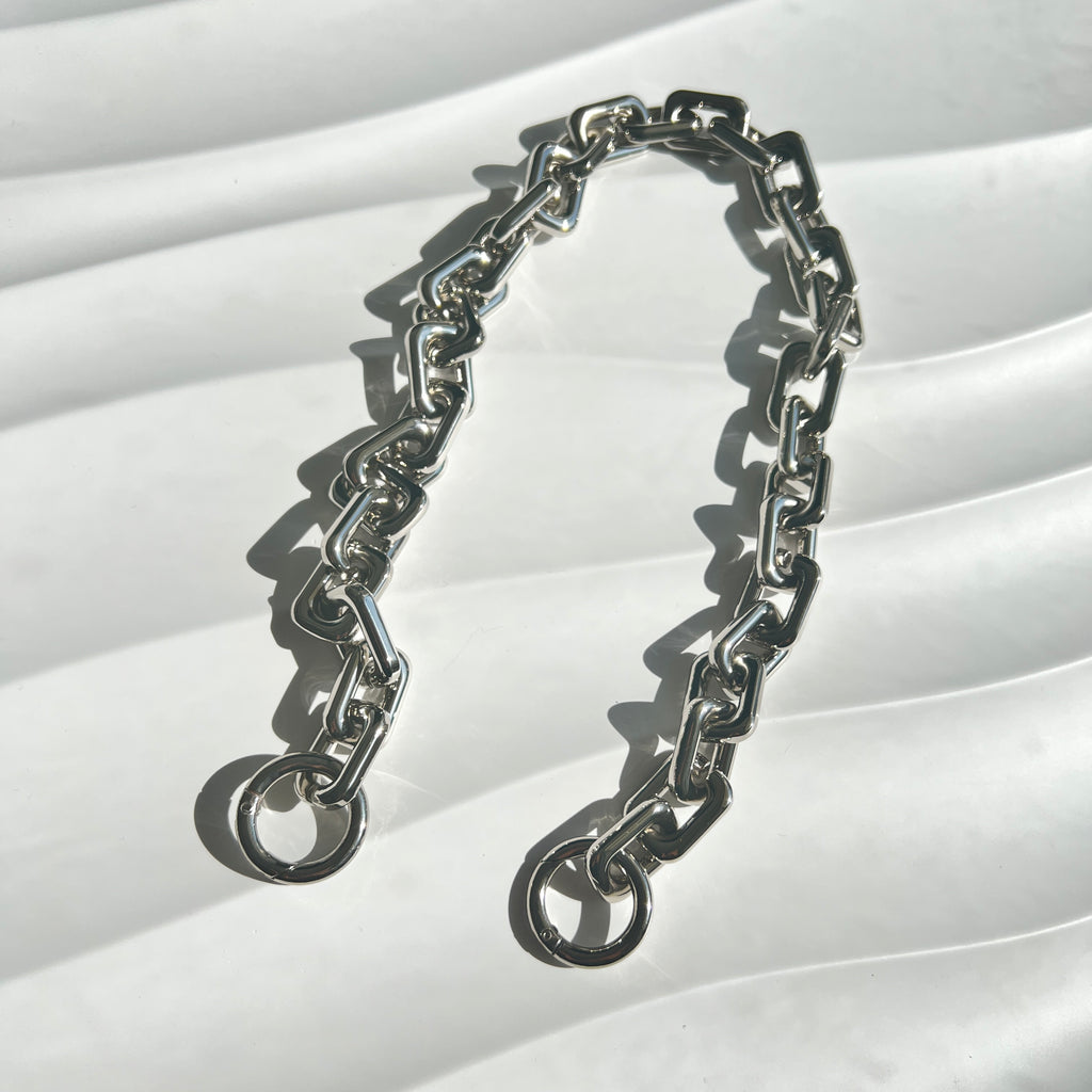Verve Silver Chain Shoulder Strap - 22.5"