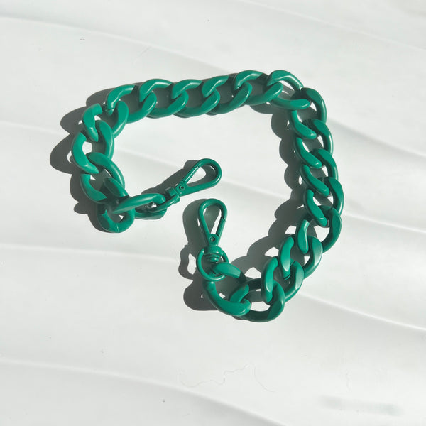 Verve Green Chain Handle Strap - 16.5"