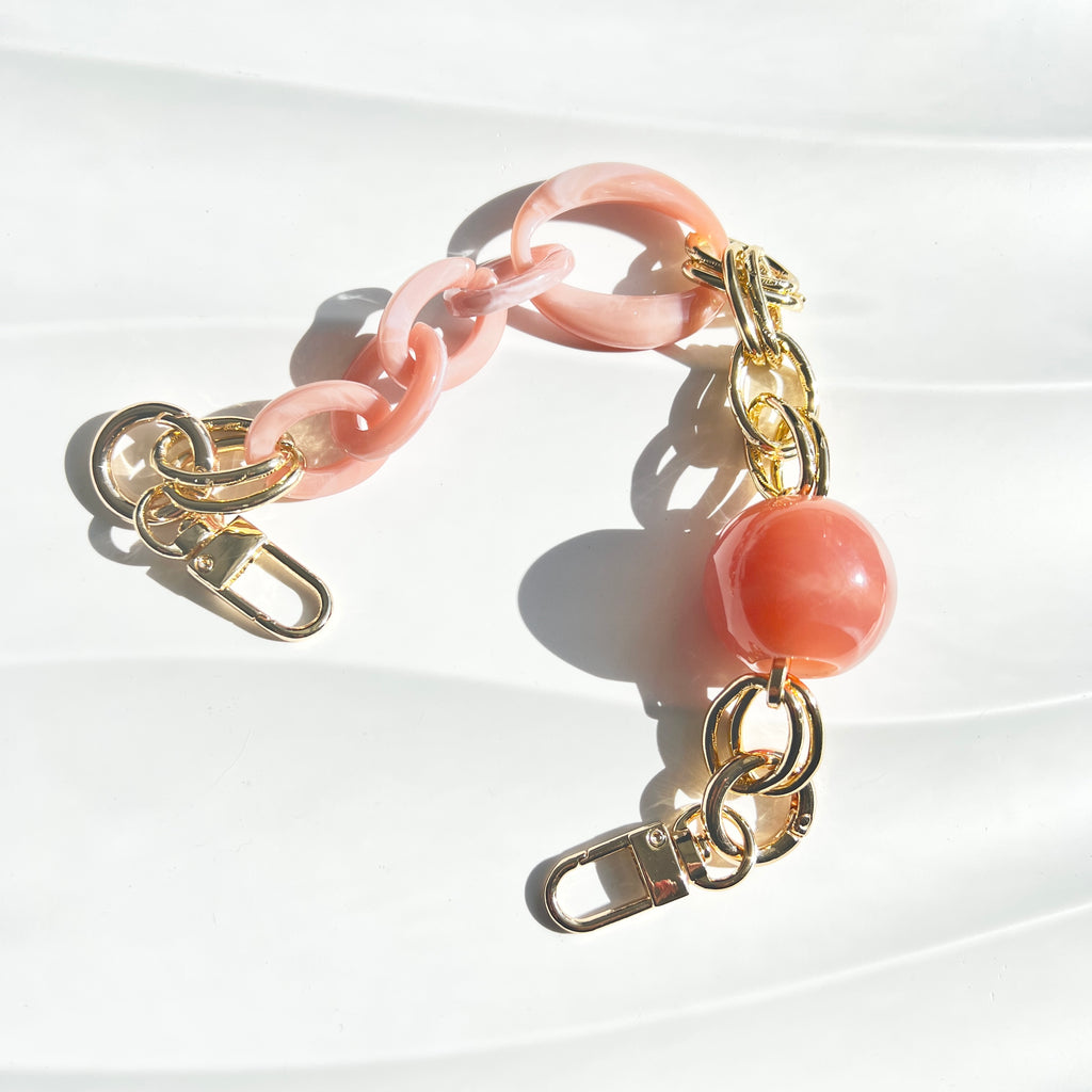 Verve Pink Marble Decorative Strap - 13"