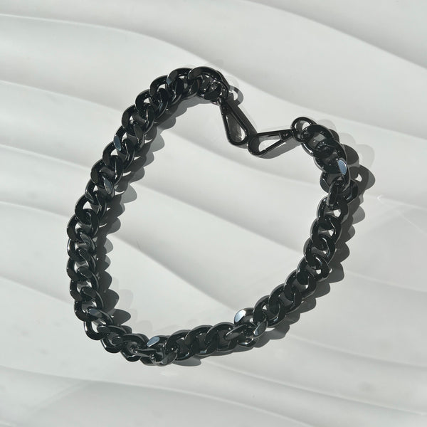 Verve Gunmetal Shoulder Chain Strap - 26.5"